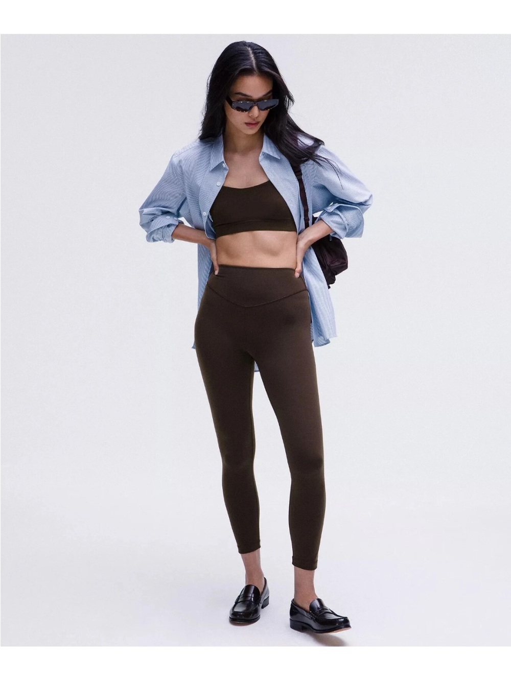 Lululemon Athletica - Wunder Under SmoothCover HR Tight 28” Brown Size 8